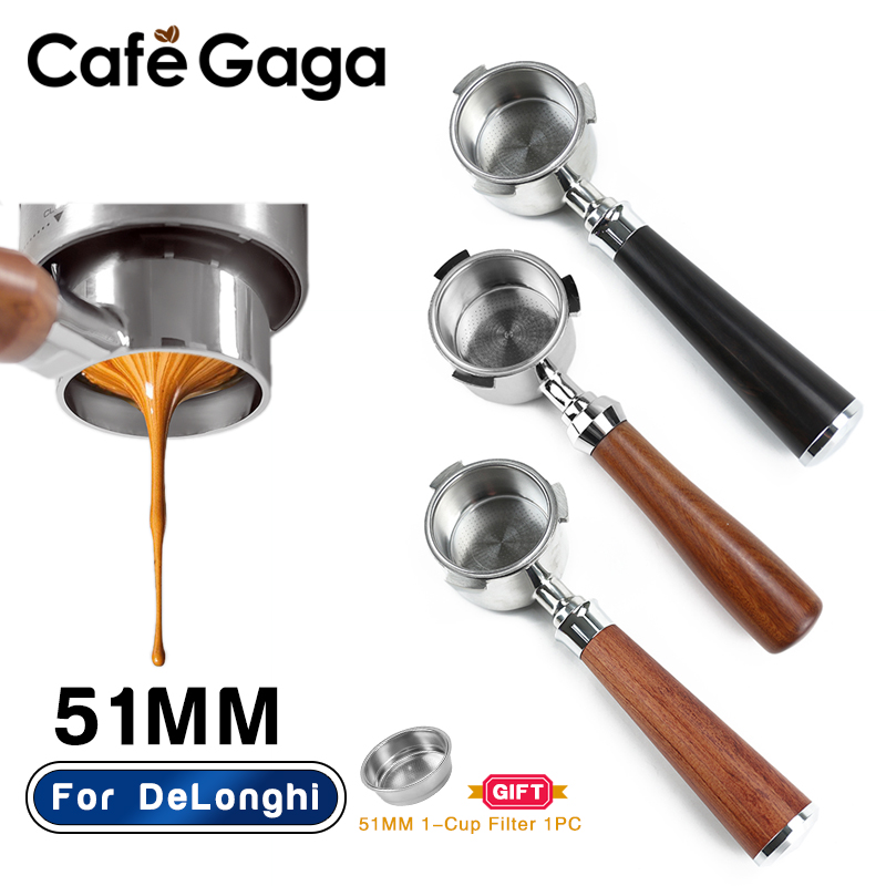 Delonghi Espresso Dedica 685 - 51mm Coffee Bottomless Portafilter Naked for
