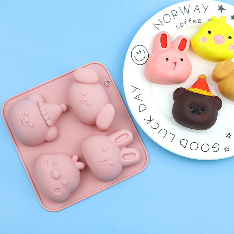 Wholesale 4-cavity Animal Chic - Bunny Cake Mold 评论和价格
