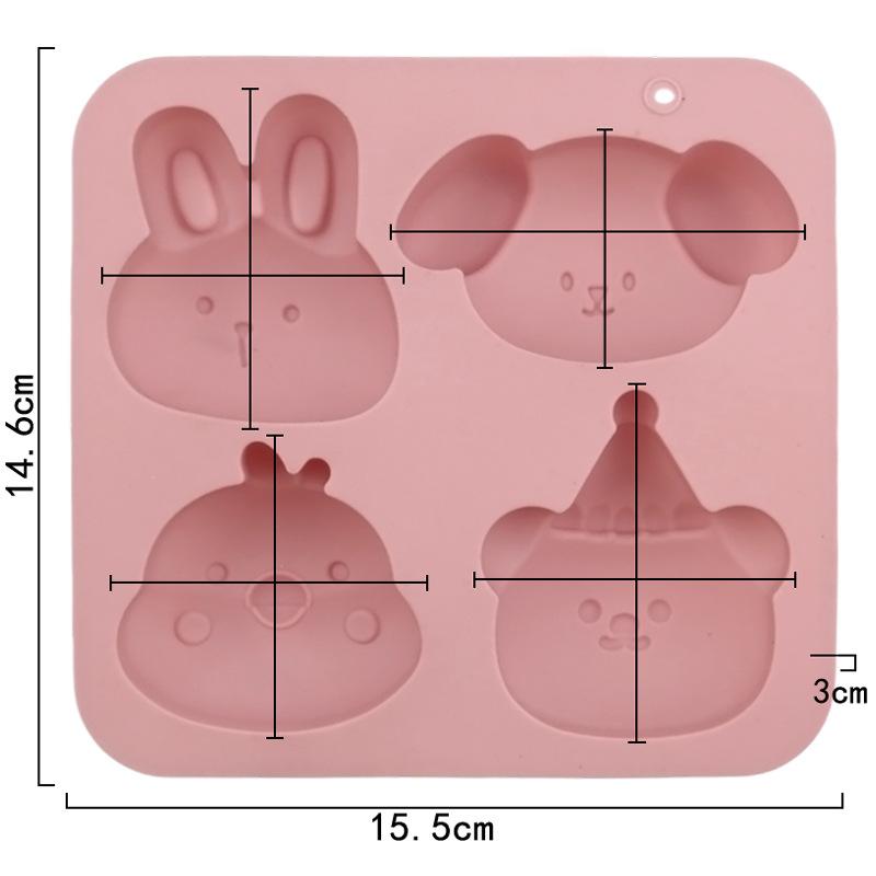 Wholesale 4-cavity Animal Chic - Bunny Cake Mold 评论和价格