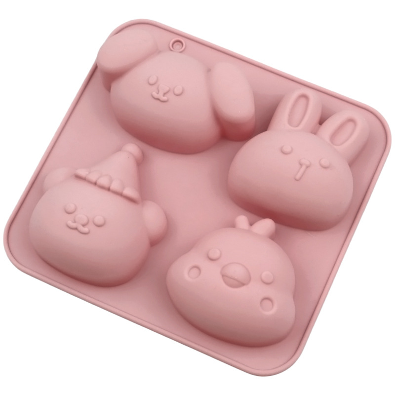 Wholesale 4-cavity Animal Chic - Bunny Cake Mold 评论和价格