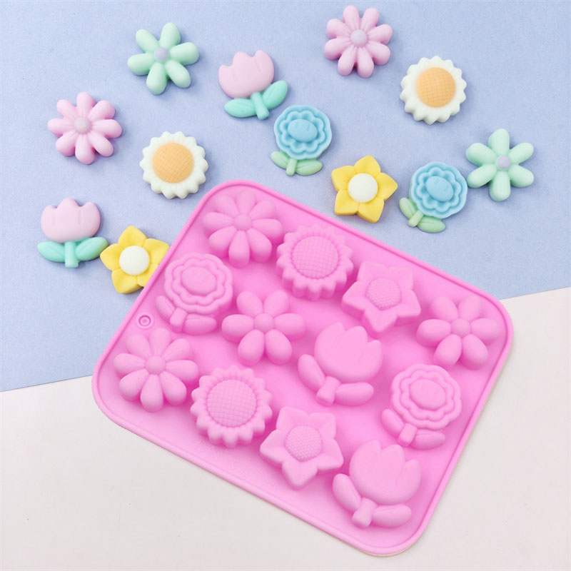 Rose Silicone Mold Flower Leav - Bunny Cake Mold 评论和价格