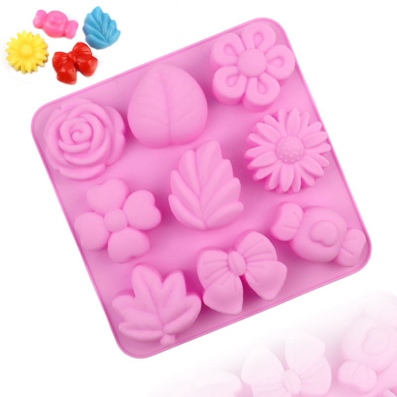 Rose Silicone Mold Flower Leav - Bunny Cake Mold 评论和价格